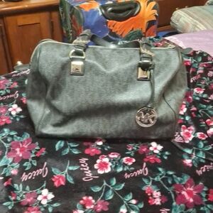 Michael Kors Charcoal Satchel